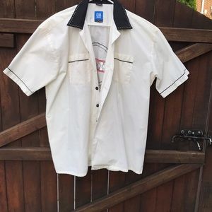 Genuine GM Corvette bowling shirt .